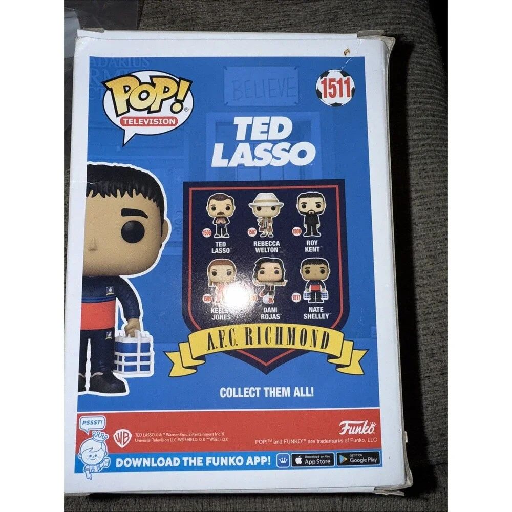 Funko Pop Ted Lasso Nate Shelley #1511 Box Not Mint See Pics,
